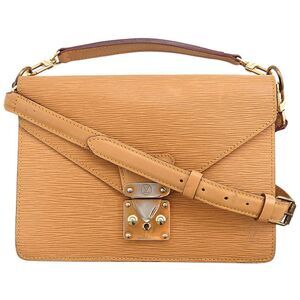 Louis Vuitton Epi Leather Biface Shoulder Bag Yellow